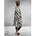 Gozzip Jurk Hemd-Blouse Zebra
